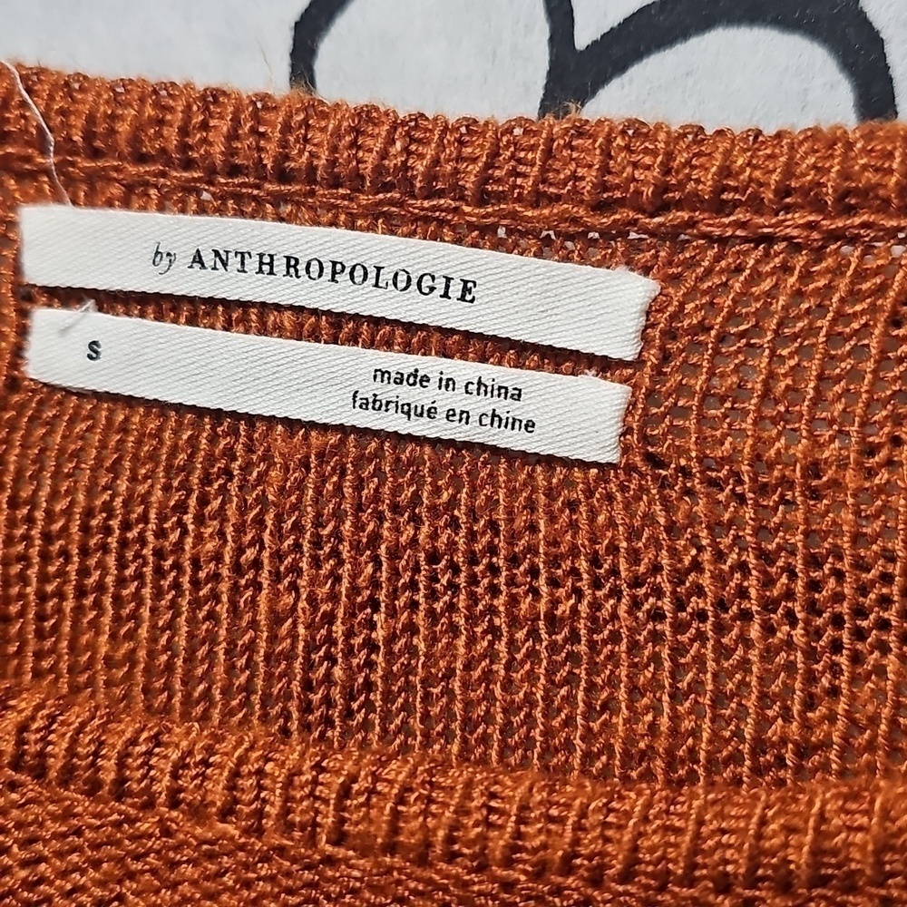 Anthropologie Orange Sweater Size Small‎ - Picture 5 of 8